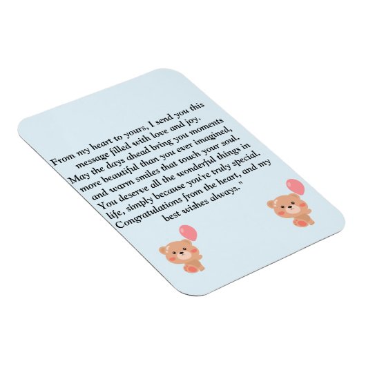 Oprechte en gezonde massage voor alle leeftijden magneet (Rechterzijde)