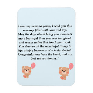 Oprechte en gezonde massage voor alle leeftijden magneet