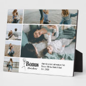 Oprechte foto cadeau voor stiefmoeder fotoplaat (Zijkant)