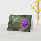 Oprechte gedachten aan je Kaart (Gele Bloem)