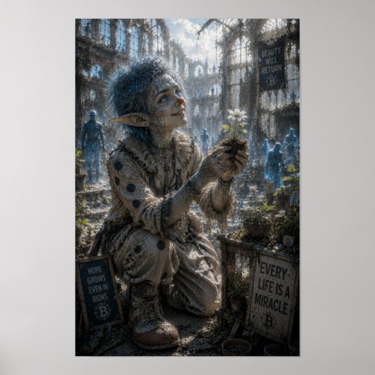Oprechte Geloof / Clown / Plantenexpositie Poster (Voorkant)