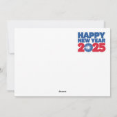 Oprechte groet voor 2025 kerstkaart (Achterkant)