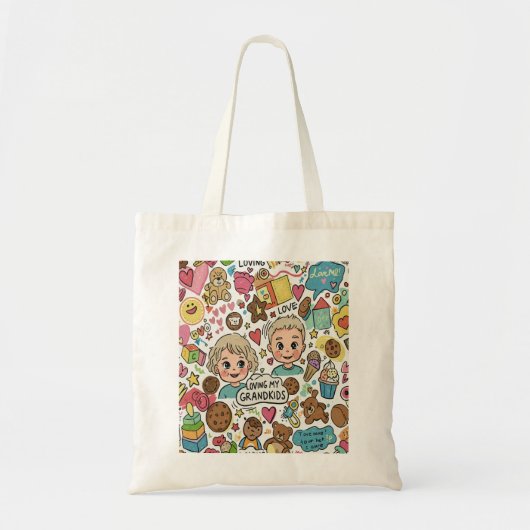 Oprechte grootoudergeschenken: "Van mijn kleinkind Tote Bag (Voorkant)
