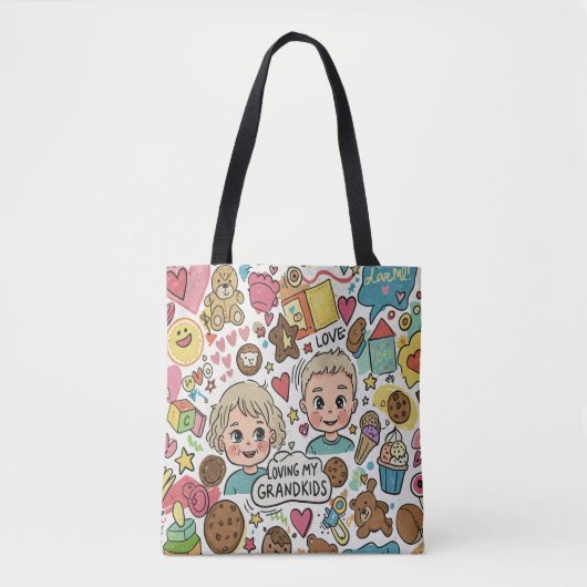 Oprechte grootoudergeschenken: "Van mijn kleinkind Tote Bag (Voorkant)