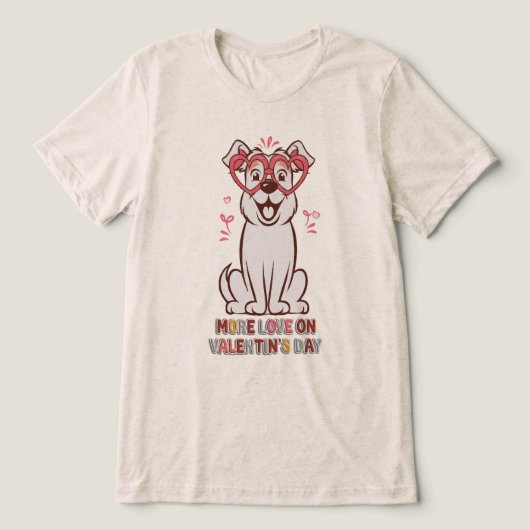 oprechte harmonie Tri-Blend shirt (Design voorkant)
