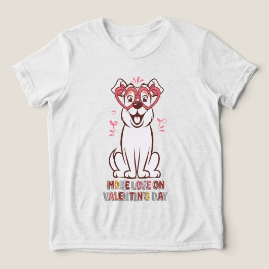 Oprechte Harmonie Tri-Blend Shirt (Design voorkant)