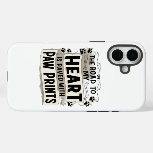 Oprechte hondenweg Case-Mate iPhone case (Achterkant (horizontaal))