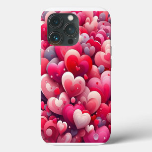 Oprechte inspiratie voor roze en rode Valentijn iPhone 13 Pro Hoesje