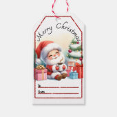 Oprechte kerstcadeau-tags cadeaulabel (Voorkant)