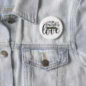Oprechte kind citeert T-shirt ontwerp voor ouders Ronde Button 5,7 Cm (In situ)
