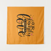 Oprechte kind citeert T-shirt ontwerp voor ouders Wandkleed (Voorkant (horizontaal))