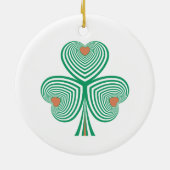 oprechte klaver keramisch ornament (Achterkant)