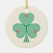 oprechte klaver keramisch ornament (Voorkant)