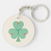 oprechte klaver sleutelhanger (Achterkant)