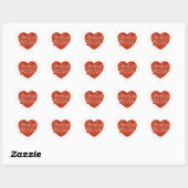 "Oprechte liefde - Elegante hart Stickers
