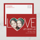 Oprechte liefde Valentijnsdag Post Kaart (Voorkant / Achterkant)