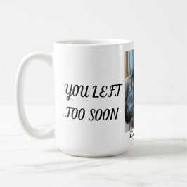 Oprechte Memorial Fur Baby One-foto en naam Koffiemok