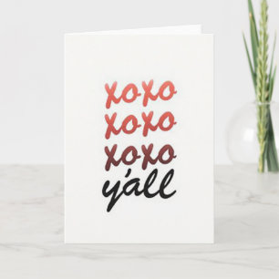 Oprechte Minimalistische Xoxo Kaart