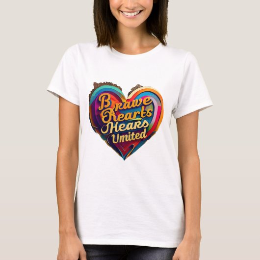 "Oprechte moed" T-shirt (Voorkant)