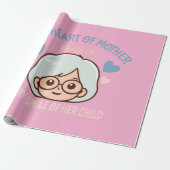 Oprechte Moeder Liefde - moederdag Cadeaupapier (Uitgerold)