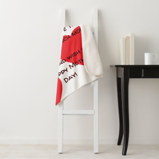 Oprechte Moederdag-deken Sherpa Deken (In situ)