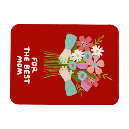 Oprechte Moederdag Magneet (Horizontaal)