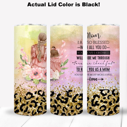 Oprechte Moederdag met moeder en dochter Thermosbeker