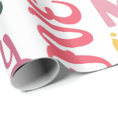 Oprechte Moederdag-typografie Cadeaupapier (Rol Hoek)