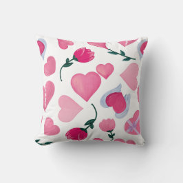 Oprechte omhelzing: tulpen en liefdespictogrammen kussen