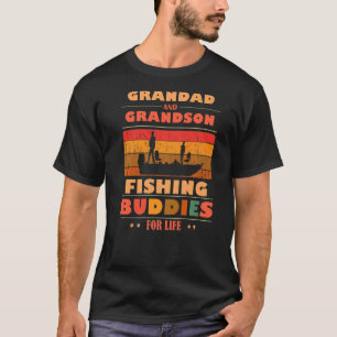 Oprechte Opa Kleinzoon Vrienden Voor Het Leven Vis T-shirt