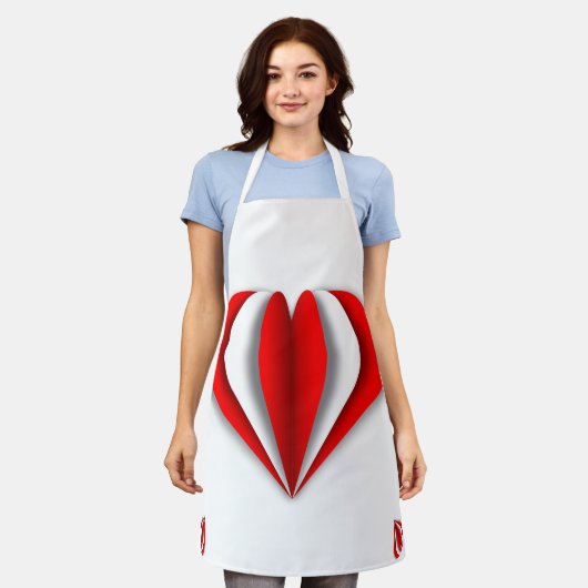 oprechte origami schort (Gedragen)