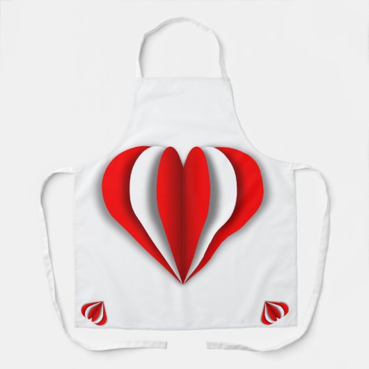 oprechte origami schort (Voorkant)