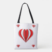 oprechte origami tote bag (Achterkant)