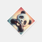 oprechte panda servet (Hoek)