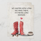 Oprechte Pet Sympathy Card Printable Kaart (Voorkant / Achterkant)