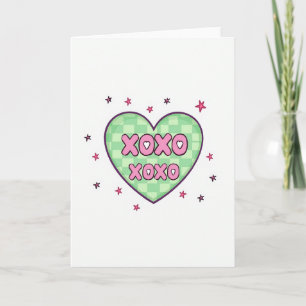 Oprechte Retro Xoxo Valentijnkaart Kaart