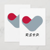 Oprechte RSVP Kaartje (Voorkant / Achterkant)