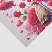 Oprechte Sweet Highland Koe Valentijnse Tissuepapier (Detail)