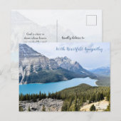 Oprechte sympathie Mountain Photography Briefkaart (Voorkant / Achterkant)