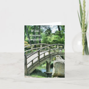 Oprechte sympathie - Tuin en brug Kaart