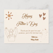 Oprechte Vaderdag Kaart - gepersonaliseerde Greeti (Voorkant)