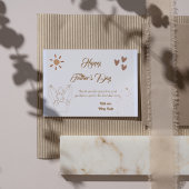 Oprechte Vaderdag Kaart - gepersonaliseerde Greeti