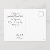 Oprechte vaders en zoon dag Briefkaart (Achterkant)