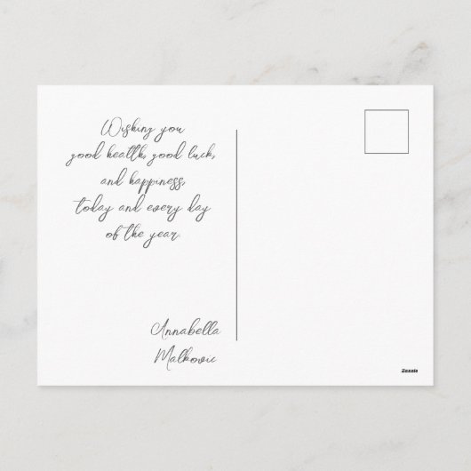 Oprechte vaders en zoon dag Briefkaart (Achterkant)