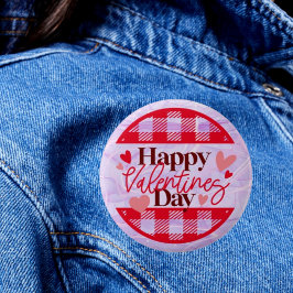 oprechte viering: Happy Valentijnsdag Button
