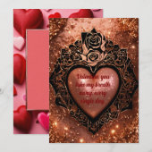 Oprechte Wensen – De Perfecte Valentijnskaart Feestdagenkaart (Voorkant / Achterkant)