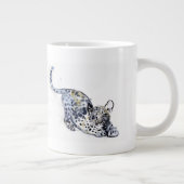 Oprekende kubus grote koffiekop (Rechts)