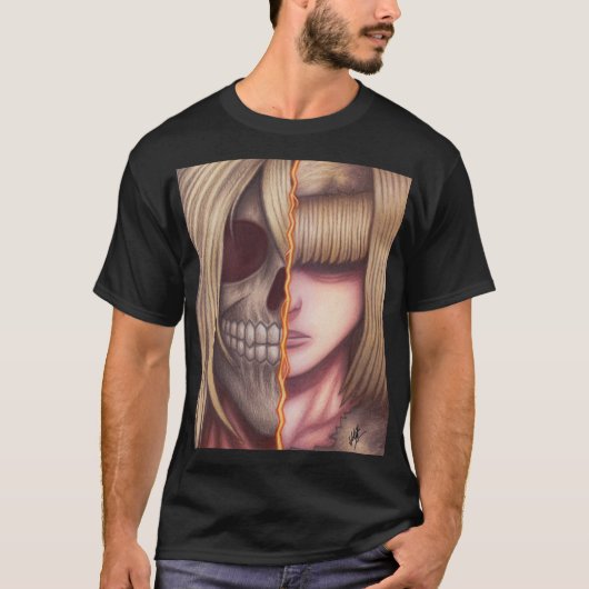 Oprichtende Titan ~ Ymir Fritz T-shirt (Voorkant)