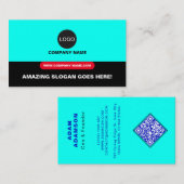 Oprichter CEO Eigenaar - Corporate Logo QR Code Visitekaartje (Voorkant / Achterkant)