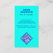 Oprichter CEO President (Corporate) Bedrijf Logo Q Visitekaartje (Achterkant)